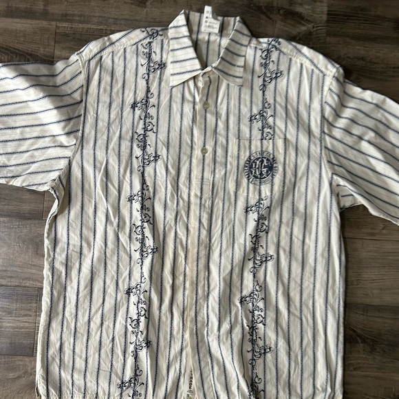 Vintage G Unit Shirt Button Up Mens Graphic Cotton 50 Cent Hip Hop Y2K 90s - Picture 2 of 10